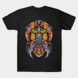 mecha samurai mask T-Shirt